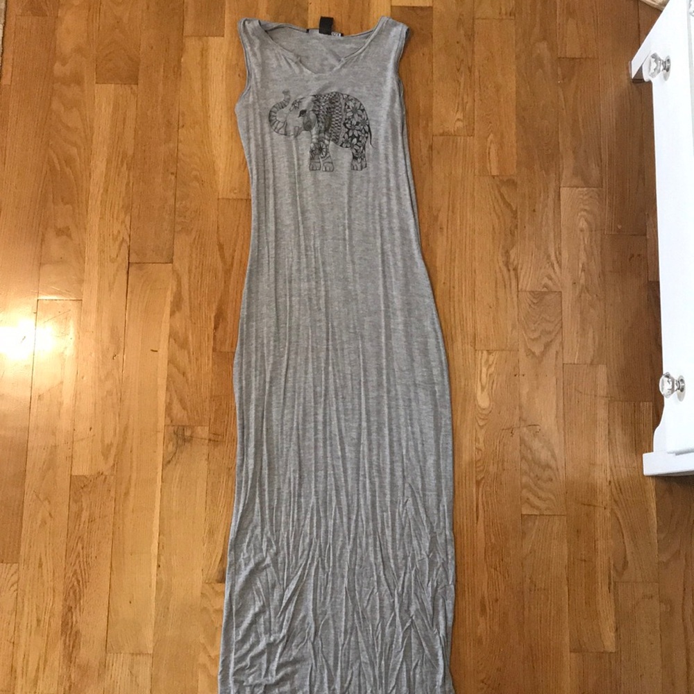 Elephant maxi dress